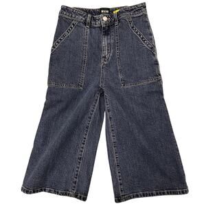 Maeve Anthropologie Ultra High Rise Wide Leg Denim Coulottes, 27